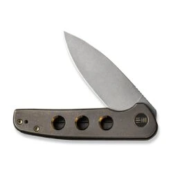 WEKNIFE Shakan Flipper Knife Titanium Handle (2.97" CPM 20CV Blade) WE20052B-2 -WE KNIFE Shop weknife shakan flipper knife titanium handle 297 cpm 20cv blade we20052b 2 223566