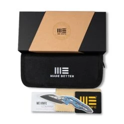 WEKNIFE Shakan Flipper Knife Titanium Handle (2.97" CPM 20CV Blade) WE20052B-2 -WE KNIFE Shop weknife shakan flipper knife titanium handle 297 cpm 20cv blade we20052b 2 849512