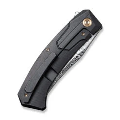 WEKNIFE Shuddan Flipper Knife Titanium Handle (3.48" Hakkapella Damasteel Blade) WE21015-DS1 -WE KNIFE Shop weknife shuddan flipper knife titanium handle 348 hakkapella damasteel blade we21015 ds1 733442