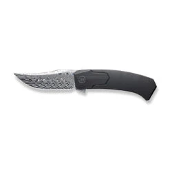 WEKNIFE Shuddan Flipper Knife Titanium Handle (3.48" Hakkapella Damasteel Blade) WE21015-DS1 -WE KNIFE Shop weknife shuddan flipper knife titanium handle 348 hakkapella damasteel blade we21015 ds1 775237