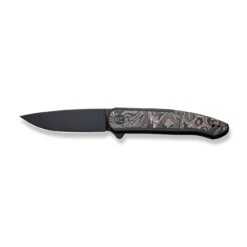 WEKNIFE Smooth Sentinel Flipper Knife Titanium Handle With Carbon Fiber Inlay (2.97" CPM 20CV Blade) WE20043-6 -WE KNIFE Shop weknife smooth sentinel flipper knife titanium handle with carbon fiber inlay 297 cpm 20cv blade we20043 6 267735