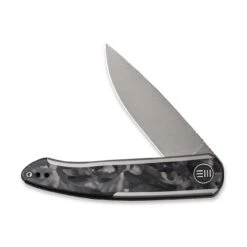 WEKNIFE Smooth Sentinel Flipper Knife Titanium Handle With Marble Carbon Fiber Inlay (2.97" CPM 20CV Blade) WE20043-1 -WE KNIFE Shop weknife smooth sentinel flipper knife titanium handle with marble carbon fiber inlay 297 cpm 20cv blade we20043 1 553679
