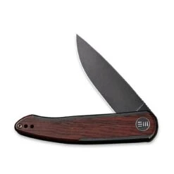 WEKNIFE Smooth Sentinel Flipper Knife Titanium Handle With Wood Inlay (2.97" CPM 20CV Blade) WE20043-3 -WE KNIFE Shop weknife smooth sentinel flipper knife titanium handle with wood inlay 297 cpm 20cv blade we20043 3 182338