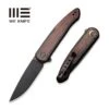 WEKNIFE Smooth Sentinel Flipper Knife Titanium Handle With Wood Inlay (2.97" CPM 20CV Blade) WE20043-3 -WE KNIFE Shop weknife smooth sentinel flipper knife titanium handle with wood inlay 297 cpm 20cv blade we20043 3 201637