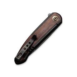 WEKNIFE Smooth Sentinel Flipper Knife Titanium Handle With Wood Inlay (2.97" CPM 20CV Blade) WE20043-3 -WE KNIFE Shop weknife smooth sentinel flipper knife titanium handle with wood inlay 297 cpm 20cv blade we20043 3 226199