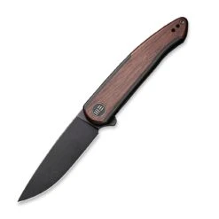 WEKNIFE Smooth Sentinel Flipper Knife Titanium Handle With Wood Inlay (2.97" CPM 20CV Blade) WE20043-3 -WE KNIFE Shop weknife smooth sentinel flipper knife titanium handle with wood inlay 297 cpm 20cv blade we20043 3 353956