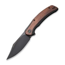 WEKNIFE Snick Flipper Knife Titanium Handle With Wood Inlay (3.47" CPM 20CV Blade) WE19022F-3 -WE KNIFE Shop weknife snick flipper knife titanium handle with wood inlay 347 cpm 20cv blade we19022f 3 782772