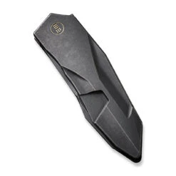 WEKNIFE Solid Flipper Knife Titanium Handle (3.88" CPM 20CV Blade) WE22028-1 21 WEKNIFE Solid Flipper Knife Titanium Handle (3.88" CPM 20CV Blade) WE22028-1 -WE KNIFE Shop weknife solid flipper knife black titanium integral handle 388 black stonewashed cpm 20cv blade we22028 1 503967