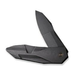 WEKNIFE Solid Flipper Knife Titanium Handle (3.88" CPM 20CV Blade) WE22028-1 20 WEKNIFE Solid Flipper Knife Titanium Handle (3.88" CPM 20CV Blade) WE22028-1 -WE KNIFE Shop weknife solid flipper knife black titanium integral handle 388 black stonewashed cpm 20cv blade we22028 1 829325