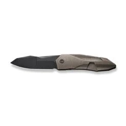 WEKNIFE Solid Flipper Knife Titanium Handle (3.88" CPM 20CV Blade) WE22028-3 -WE KNIFE Shop weknife solid flipper knife bronze titanium integral handle 388 black stonewashed cpm 20cv blade we22028 3 586149