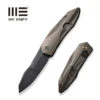 WEKNIFE Solid Flipper Knife Titanium Handle (3.88" CPM 20CV Blade) WE22028-3 -WE KNIFE Shop weknife solid flipper knife bronze titanium integral handle 388 black stonewashed cpm 20cv blade we22028 3 704740