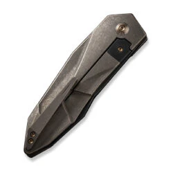 WEKNIFE Solid Flipper Knife Titanium Handle (3.88" CPM 20CV Blade) WE22028-3 -WE KNIFE Shop weknife solid flipper knife bronze titanium integral handle 388 black stonewashed cpm 20cv blade we22028 3 809764
