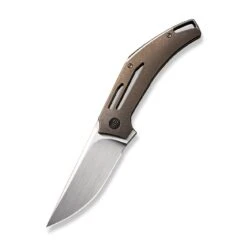 WEKNIFE Speedliner Flipper Knife Bronze Titanium Handle (3.39" Hand Rubbed Satin CPM 20CV Blade) WE22045C-2 -WE KNIFE Shop weknife speedliner flipper knife bronze titanium handle 339 hand rubbed satin cpm 20cv blade we22045c 2 276685