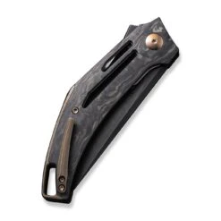 WEKNIFE Speedliner Flipper Knife Shredded Carbon Fiber Handle (3.39" Black Stonewashed CPM 20CV Blade) WE22045B-2 -WE KNIFE Shop weknife speedliner flipper knife shredded carbon fiber handle 339 black stonewashed cpm 20cv blade we22045b 2 780920