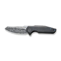 WEKNIFE StarHawk Flipper Knife Titanium Handle (2.81" Damasteel Blade) WE21017-DS1 -WE KNIFE Shop weknife starhawk flipper knife titanium handle 281 damasteel blade we21017 ds1 557992