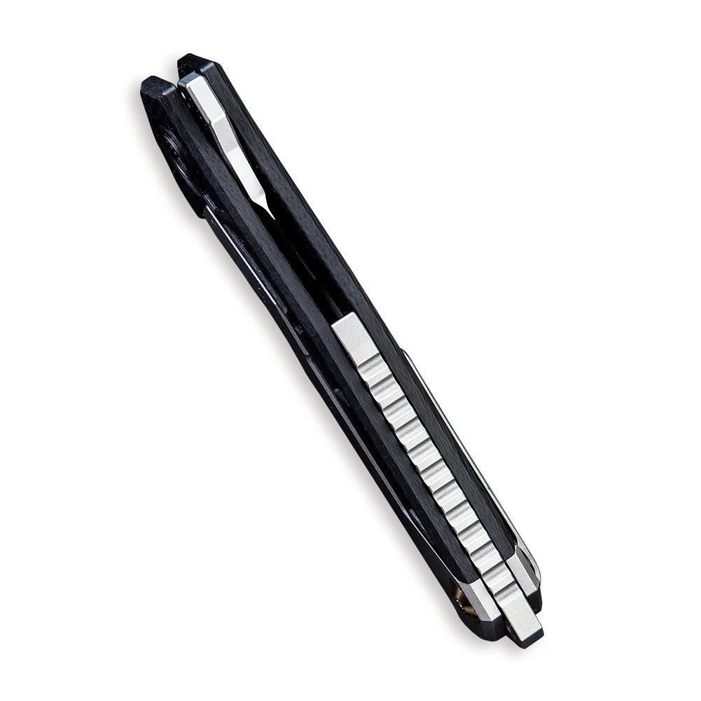 WEKNIFE Sugga Flipper Knife Titanium Handle With Carbon Fiber (3.55" CPM S35VN Blade) 915A 6 WEKNIFE Sugga Flipper Knife Titanium Handle With Carbon Fiber (3.55" CPM S35VN Blade) 915A - Image 4