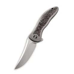 WEKNIFE Synergy2 Flipper Knife Titanium Handle With Carbon Fiber Inlay (3.49" M390 Blade) 912CF-A -WE KNIFE Shop weknife synergy2 flipper knife titanium handle with carbon fiber inlay 349 m390 blade 912cf a 760883