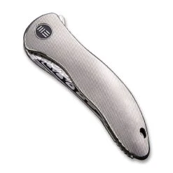 WEKNIFE Synergy2 Flipper Knife Titanium Integral Handle (3.49" Hakkapella Damasteel Blade) 912DS-1 -WE KNIFE Shop weknife synergy2 flipper knife titanium integral handle 349 hakkapella damasteel blade 912ds 1 752368