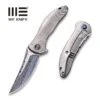 WEKNIFE Synergy2 Flipper Knife Titanium Integral Handle (3.49" Hakkapella Damasteel Blade) 912DS-1 -WE KNIFE Shop weknife synergy2 flipper knife titanium integral handle 349 hakkapella damasteel blade 912ds 1 919757