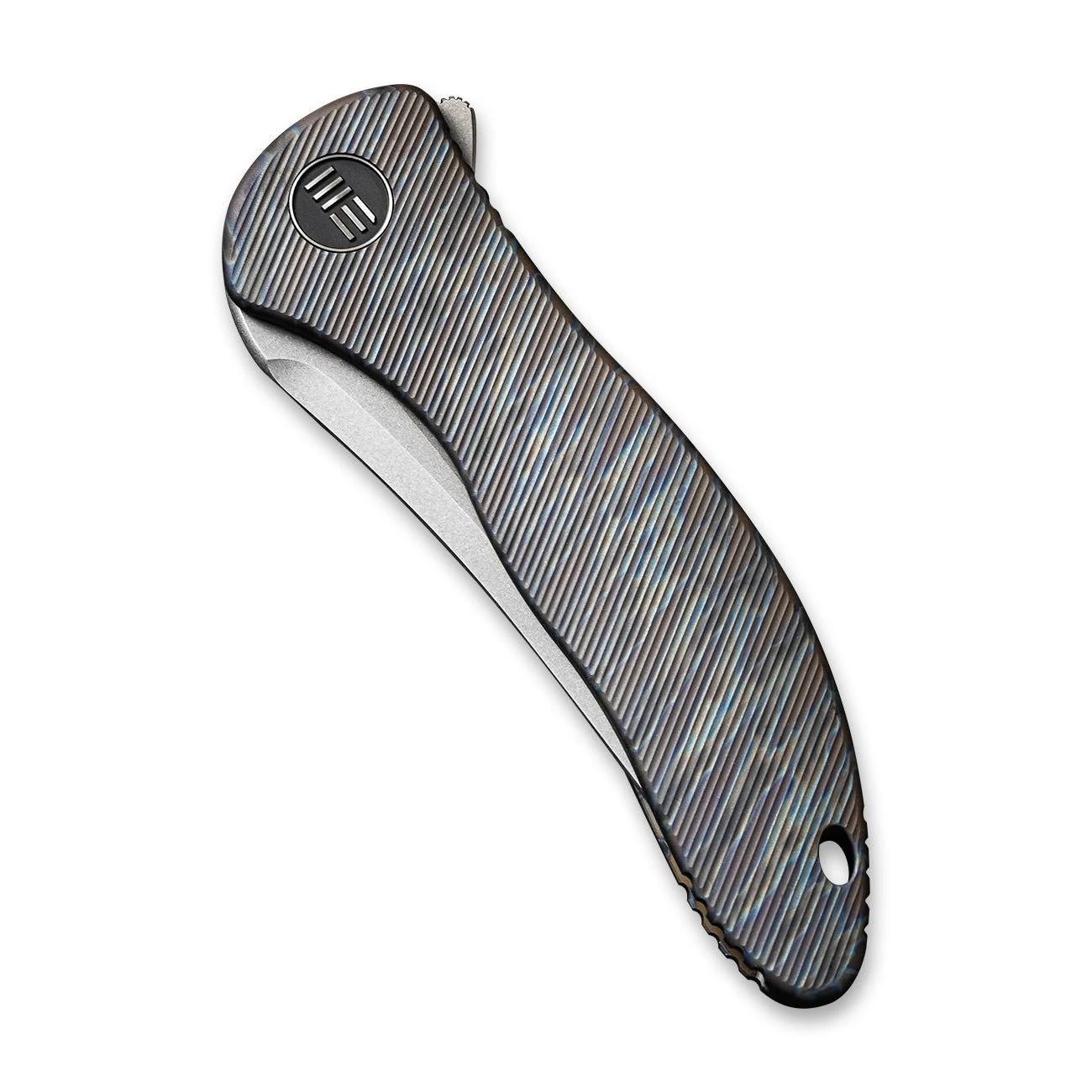 WEKNIFE Synergy2 Flipper Knife Titanium Integral Handle (3.49" M390 Blade) 912E 7 WEKNIFE Synergy2 Flipper Knife Titanium Integral Handle (3.49" M390 Blade) 912E - Image 5