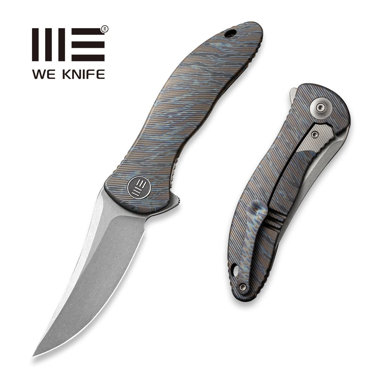 WEKNIFE Synergy2 Flipper Knife Titanium Integral Handle (3.49" M390 Blade) 912E 3 WEKNIFE Synergy2 Flipper Knife Titanium Integral Handle (3.49" M390 Blade) 912E