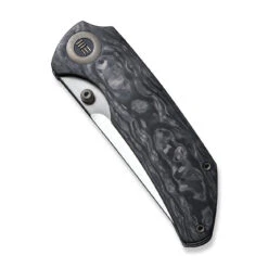 WEKNIFE Thug XL Thumb Stud Knife Carbon Fiber With Titanium Lock Side Handle (3.35" CPM 20CV Blade) WE20028E-1 -WE KNIFE Shop weknife thug xl thumb stud knife carbon fiber with titanium lock side handle 335 cpm 20cv blade we20028e 1 315545