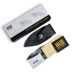 WEKNIFE Typhoeus Adjustable Fixed Blade Knife Titanium Handle (2.27" CPM 20CV Blade) WE21036B-3 -WE KNIFE Shop weknife typhoeus adjustable fixed blade knife titanium handle 227 cpm 20cv blade we21036b 3 605620