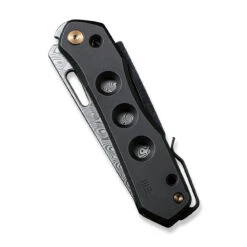 WEKNIFE Vision R Manual Thumb Knife Titanium Handle (3.54" Damasteel Blade) WE21031-DS1 -WE KNIFE Shop weknife vision r manual thumb knife titanium handle 354 damasteel blade we21031 ds1 759182