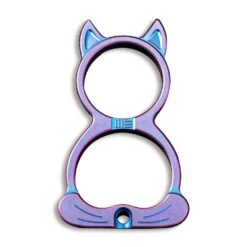 WEKNIFE WE Cat Titanium Material Collectible Knuckle With S/S Bead Chain A-07B -WE KNIFE Shop weknife we cat titanium material collectible knuckle with ss bead chain a 07b 822367