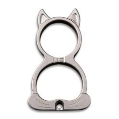 WEKNIFE WE Cat Titanium Material Collectible Knuckle With S/S Bead Chain A-07D -WE KNIFE Shop weknife we cat titanium material collectible knuckle with ss bead chain a 07d 224453